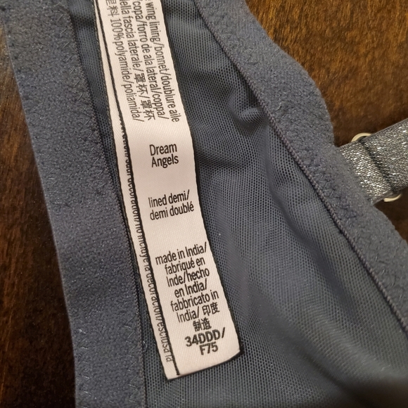 Victoria's Secret Grey Lace Bra (36DDD) - Picture 5 of 6